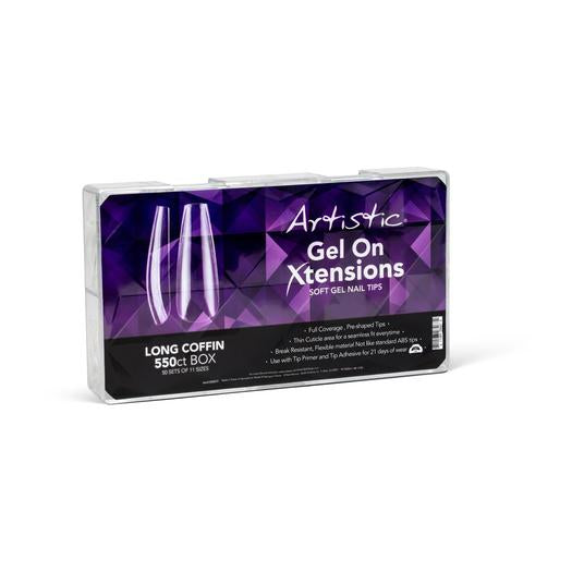 Tips Soft Gel Artistic Long Coffin