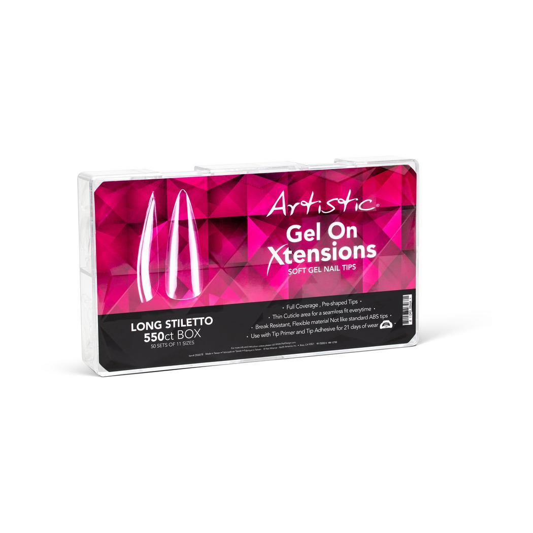 Tips Soft Gel Artistic Long Stilleto