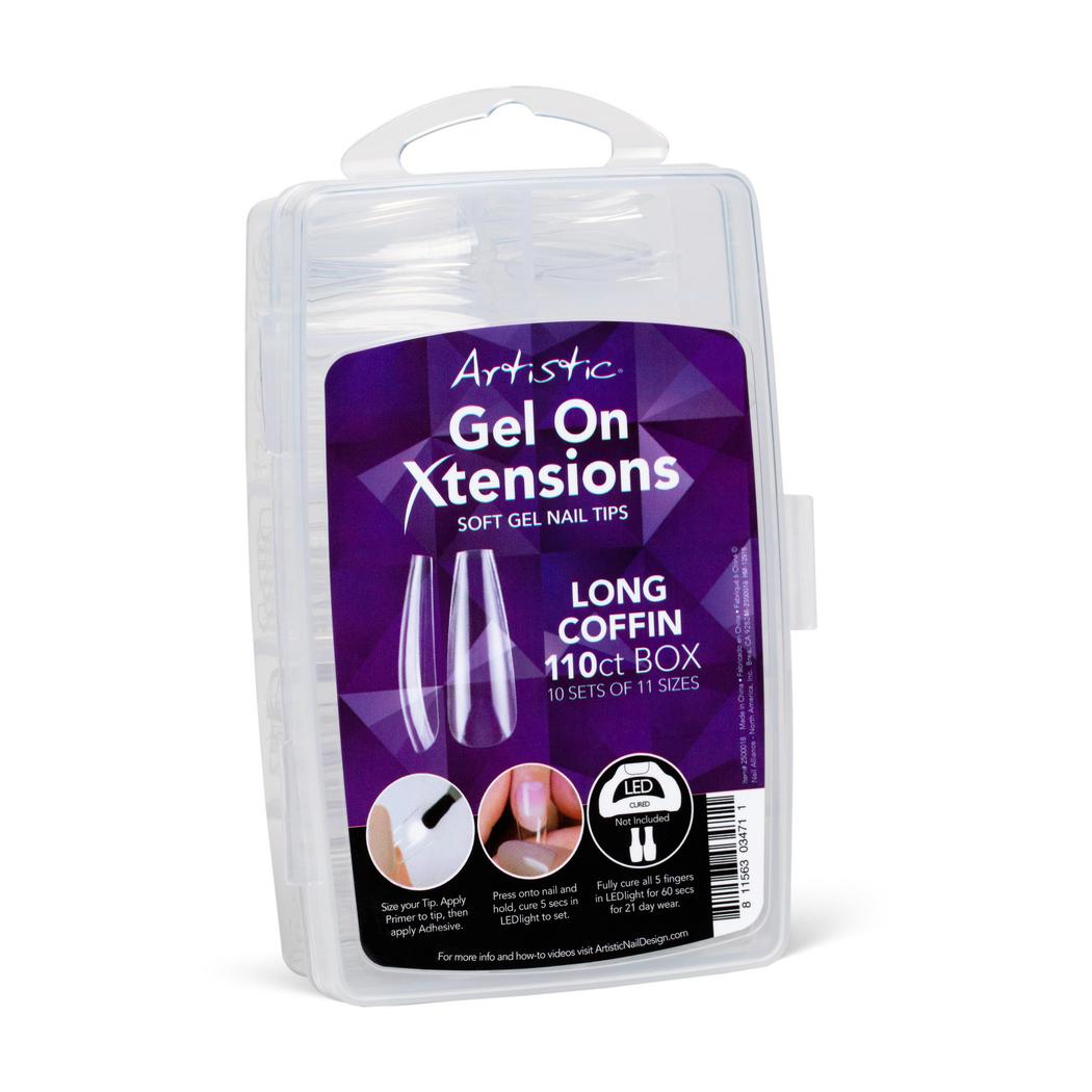 Tips Soft Gel Artistic Long Coffin