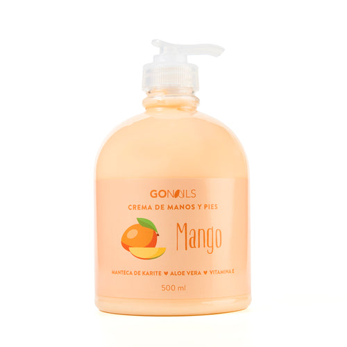 Go Nails Crema de Manos y Pies Mango - 500 ml