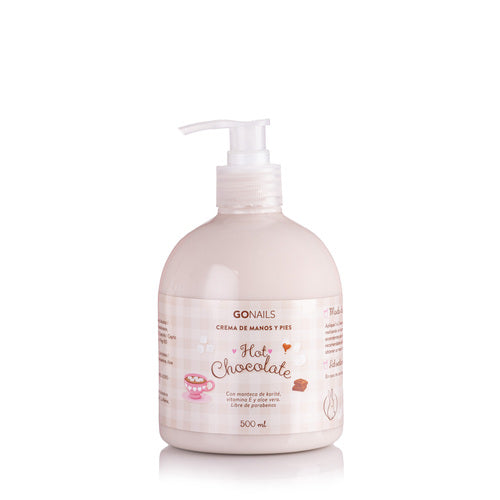 GO NAILS Crema de manos y pies Hot Chocolate - 500 ml