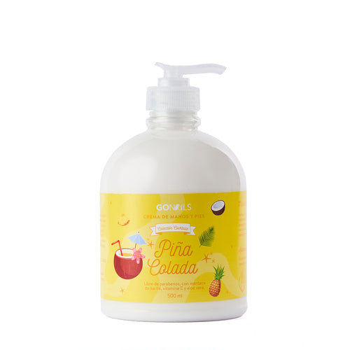 GO NAILS Crema de manos y pies Piña Colada- 500 ml