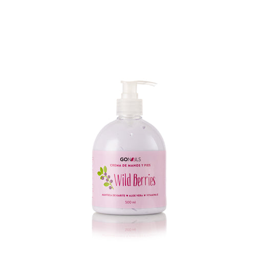 GO NAILS Crema de manos y pies Wild Berries - 500 ml